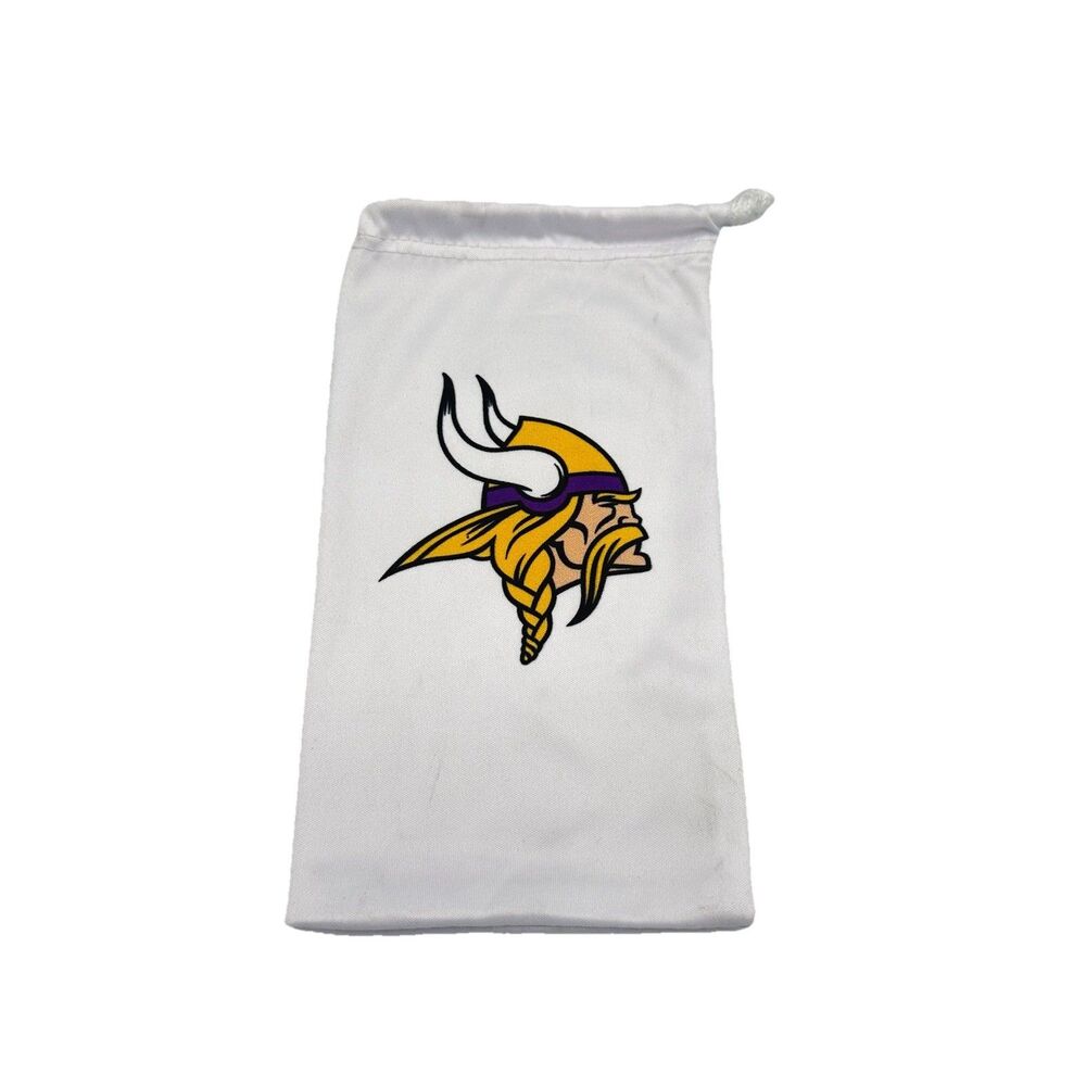 Oakley NFL Minnesota Vikings White Microbag Sunglasses Storage Cloth (Authentic)